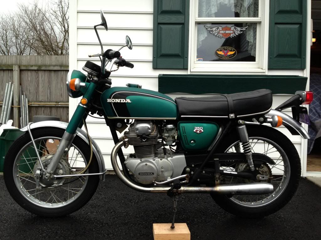 71 Honda CB350: Enthusiast turned builder!
